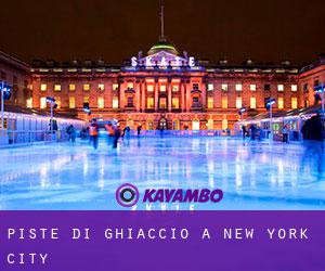 Piste di ghiaccio a New York City Piste di ghiaccio a New York City