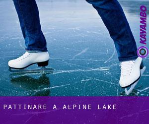Pattinare a Alpine Lake