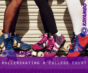 Rollerskating a College Court