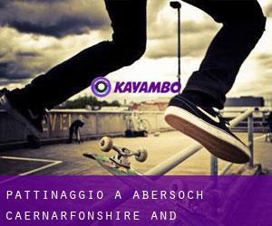 pattinaggio a Abersoch (Caernarfonshire and Merionethshire, Galles)