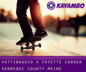 pattinaggio a Fayette Corner (Kennebec County, Maine)