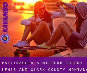 pattinaggio a Milford Colony (Lewis and Clark County, Montana)